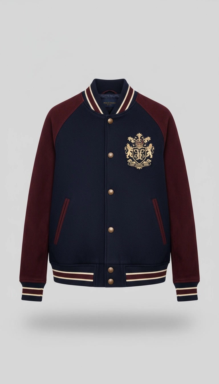KL · Preppy baseball uniform