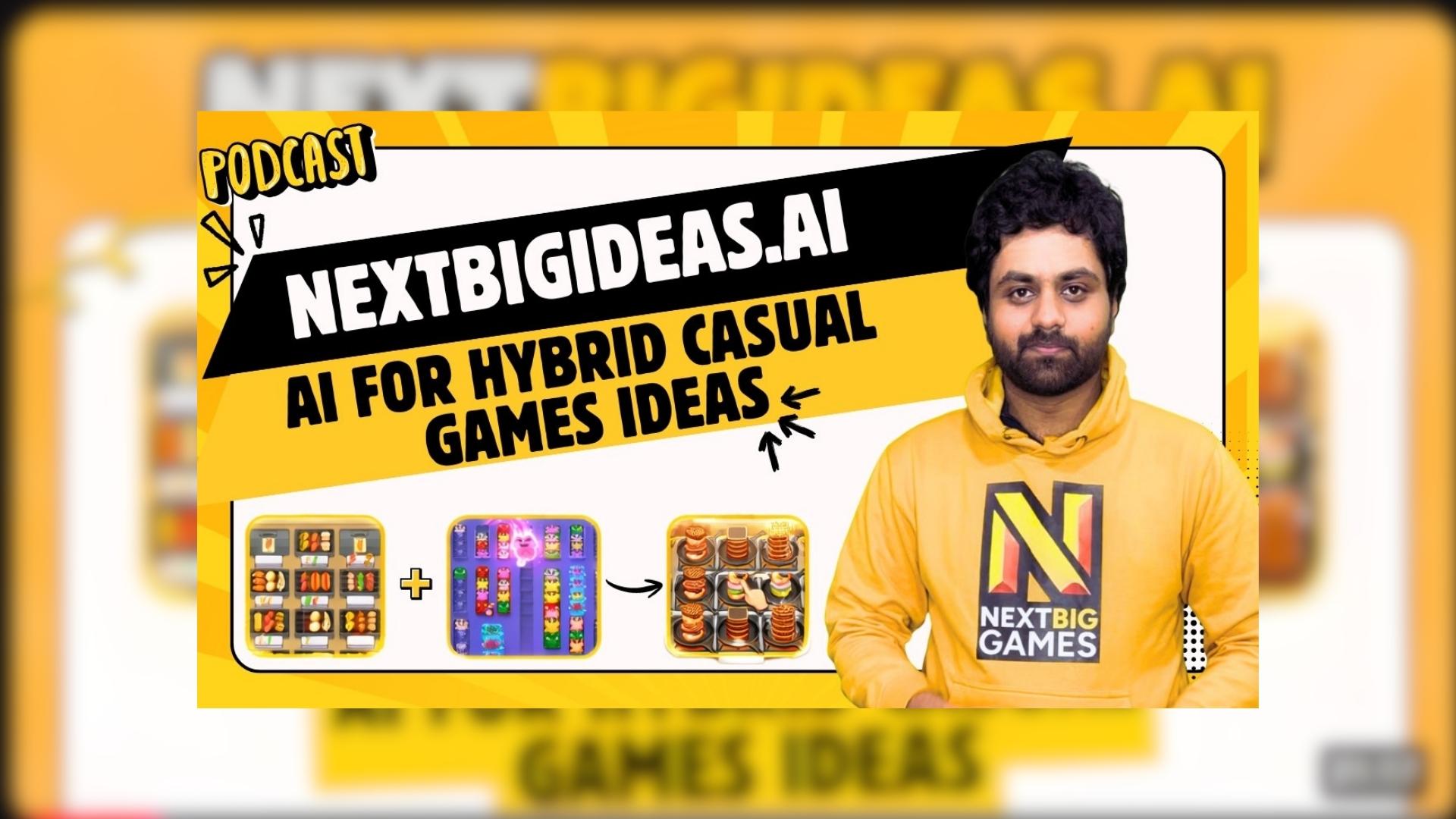 别再复制游戏了——用AI生成无限游戏创意吧 | Live Demo Nextbigideas.ai