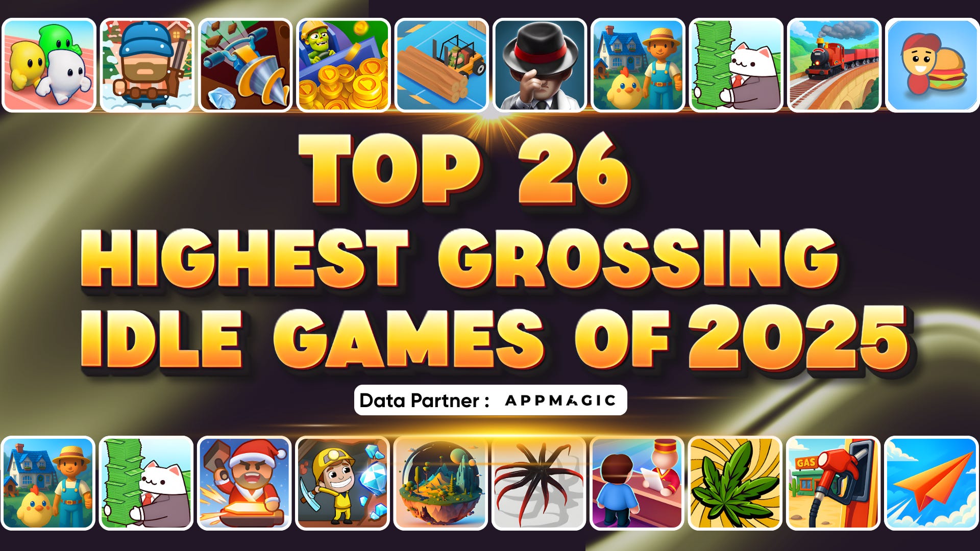 2025年收入最高的26款放置类游戏