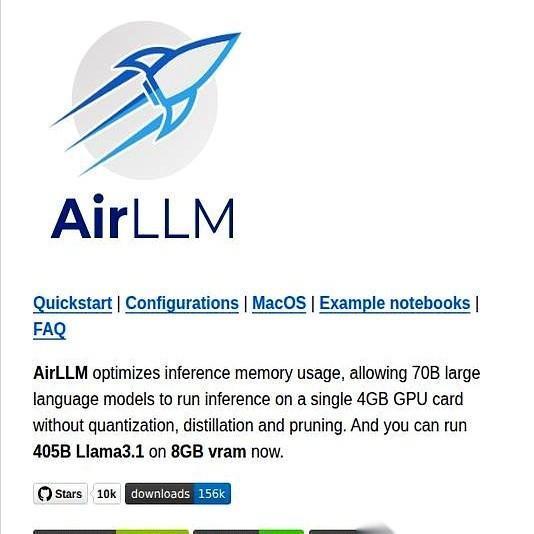 我得缓一缓。有人把一个 700 亿参数的大模型，塞进了一块 4G 的破显卡里。你没看错，我也没疯。不是阉割版，不是压缩版，是原装正品，满血运行。这事儿魔幻在哪？就在于，你抽屉里那台落灰五年的游戏本，现在能跑千亿大模型了。成本？可能还不到一顿海底捞的钱。这玩意儿叫 AirLLM。没开发布会，没买热搜，安安静静躺在 GitHub 上，光芒万丈。我一开始以为是什么黑魔法，结果一看原理，简单到让人拍大腿——它把庞大的模型拆成一层一层，每次只把一层加载到你可怜的显存里，算完，扔掉，再加载下一层。就这么个朴素到像“把大象装进冰箱”一样的逻辑，直接把大模型的硬件门槛，从珠穆朗玛峰削成了你家门口的土坡。你知道这意味着什么吗？意味着以前那些被算力卡住脖子的学生、独立开发者、小团队，现在彻底解放了。你不用再对着云服务商的账单心惊肉跳，也不用再羡慕大厂动不动就上千张 A100。`pip install airllm`一行代码，你的破笔记本就成了炼丹炉。这才是真正的 AI 民主化。不是发布会上画大饼的口号，是实实在在、谁都能用上的工具。这种“我做完了，你们看着用”的风格，太酷了。不吹牛，不造势，就靠解决真问题，赢得所有人的尊重。所以，别再盯着显卡价格焦虑了。去把你抽屉里那个以为只能玩扫雷的本子翻出来吧，时代变了，它可能比你想象的，要猛得多。