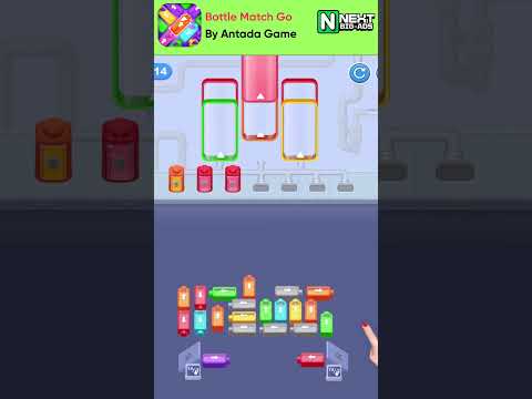 瓶子匹配游戏 - 这个瓶子分类过程令人极度舒适 👀🔥 #下一个大热广告 #益智游戏